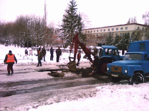 прорвало